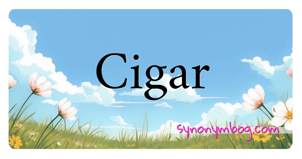 Cigar synonymer krydsord betyder forklaring og brug