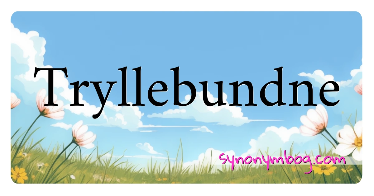 Tryllebundne synonymer krydsord betyder forklaring og brug