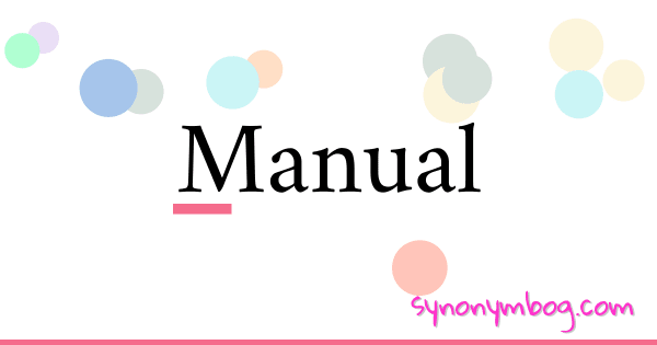 synonym-for-manual