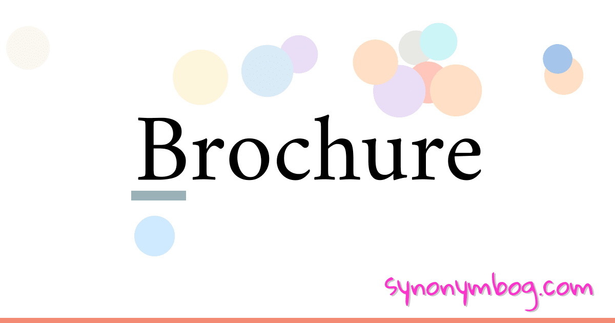 synonym-for-brochure