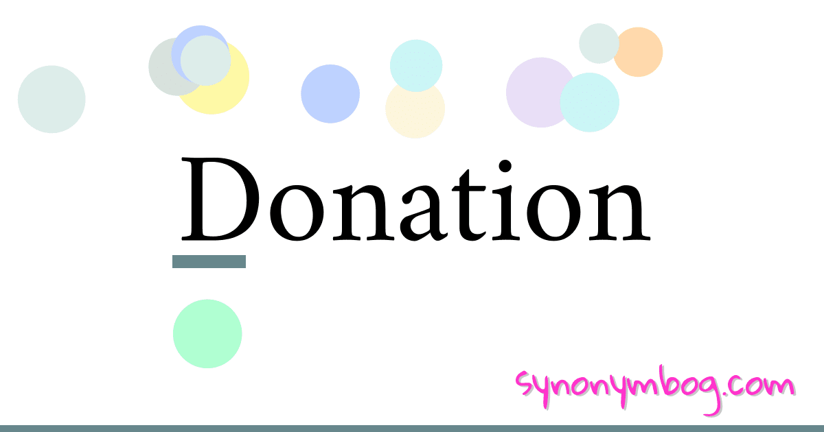 synonym-for-donation