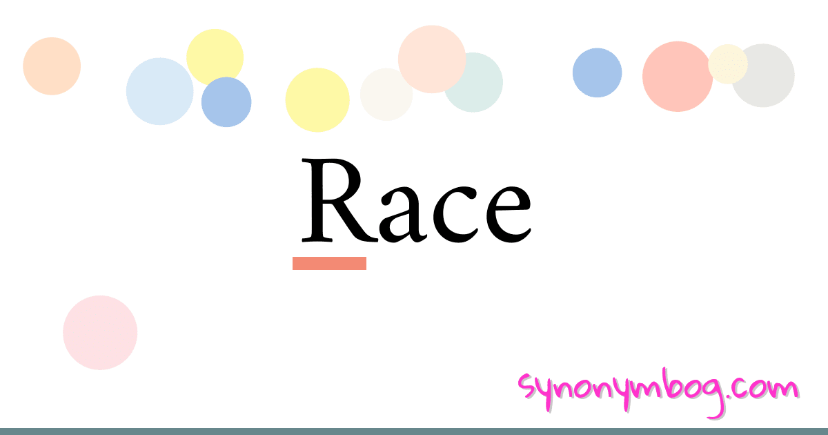 synonym-for-race