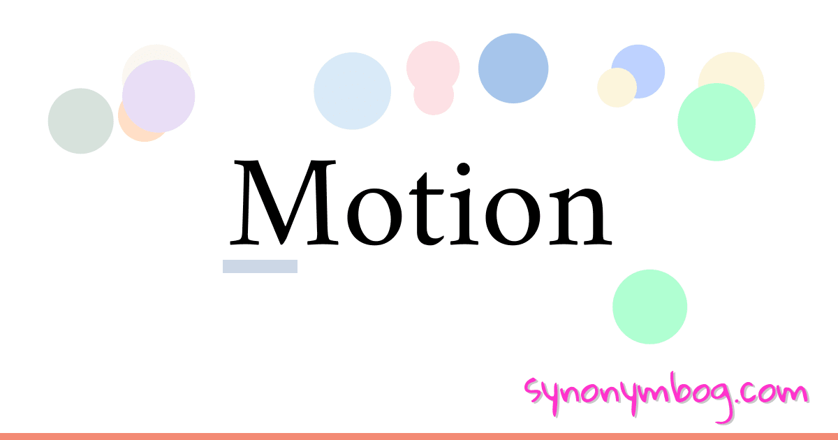 synonym-for-motion