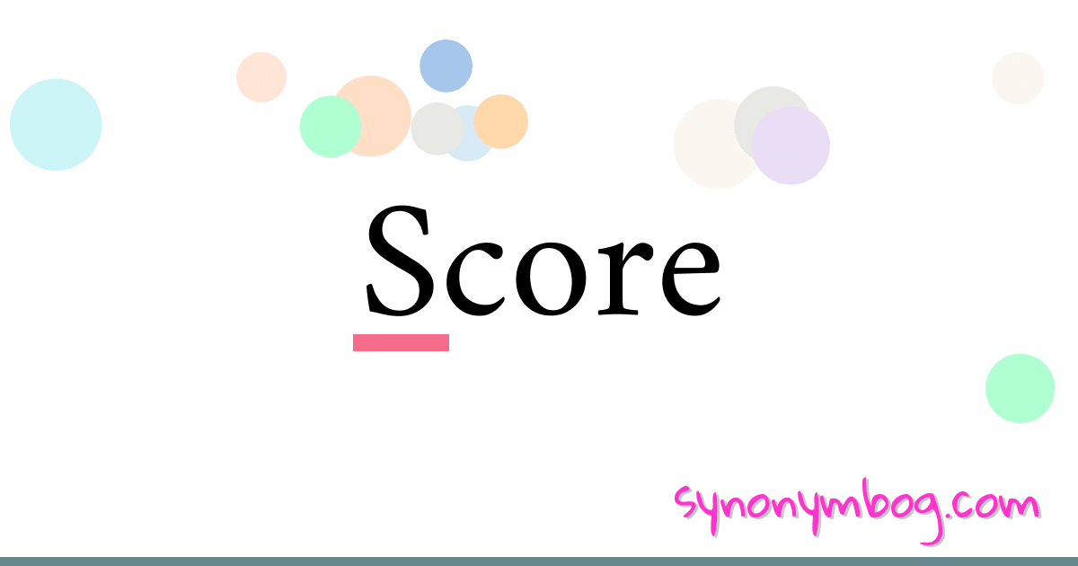 synonym-for-score