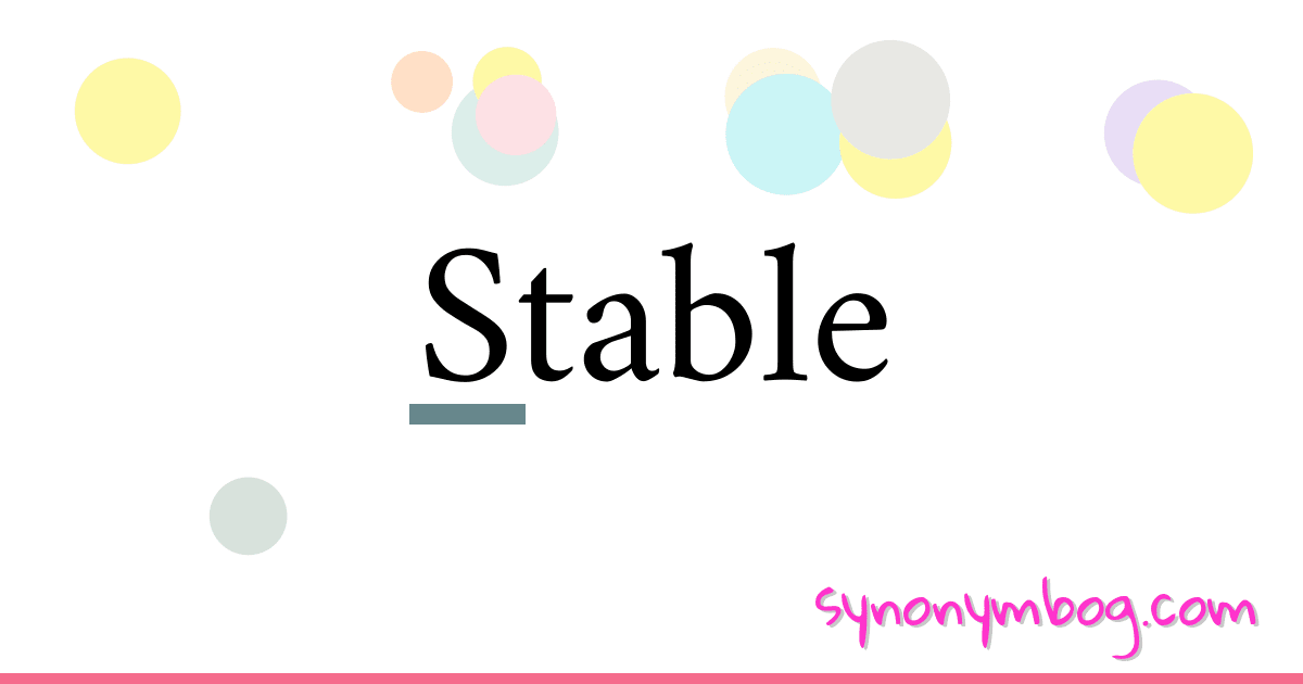 synonym-for-stable