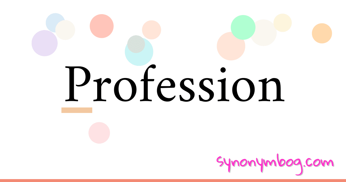 synonym-for-profession