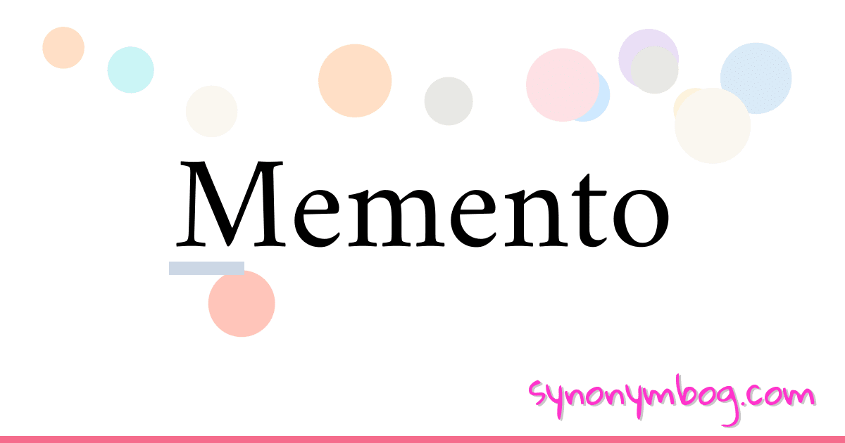 synonym-for-memento