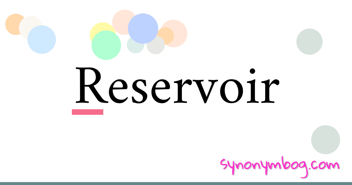 synonym-for-reservoir